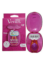 Станок Gillette Venus Snap Extra Smooth + футляр