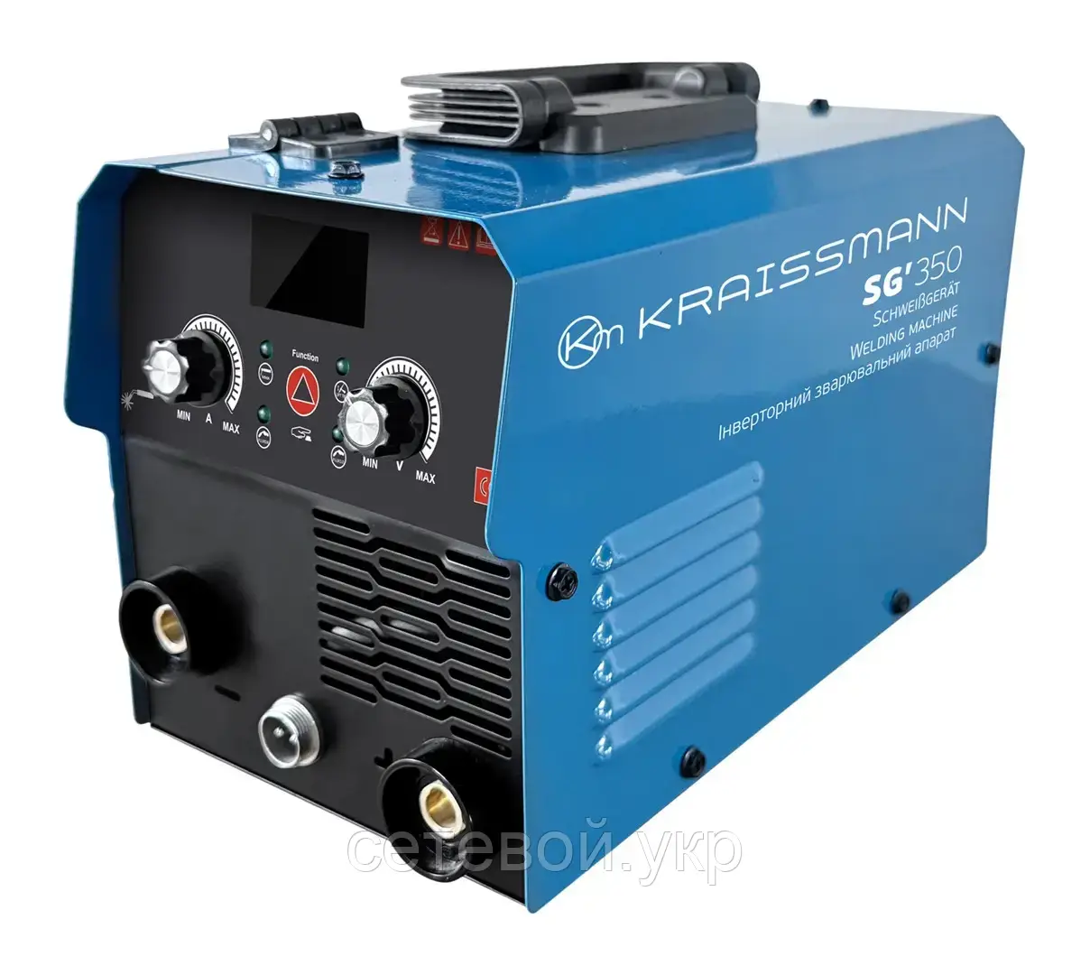Напівавтомат під флюсовий дріт, зварювальний апарат (MIG/MMA) KRAISSMANN SG'350
