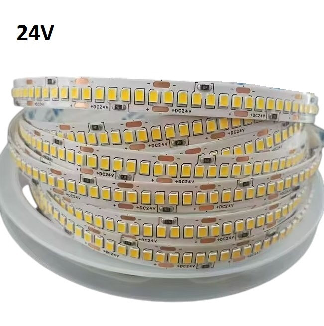 Світлодіодна стрічка LEDTech 24v smd 2835 240led/м ip20 нейтральний білий (4200K) преміум