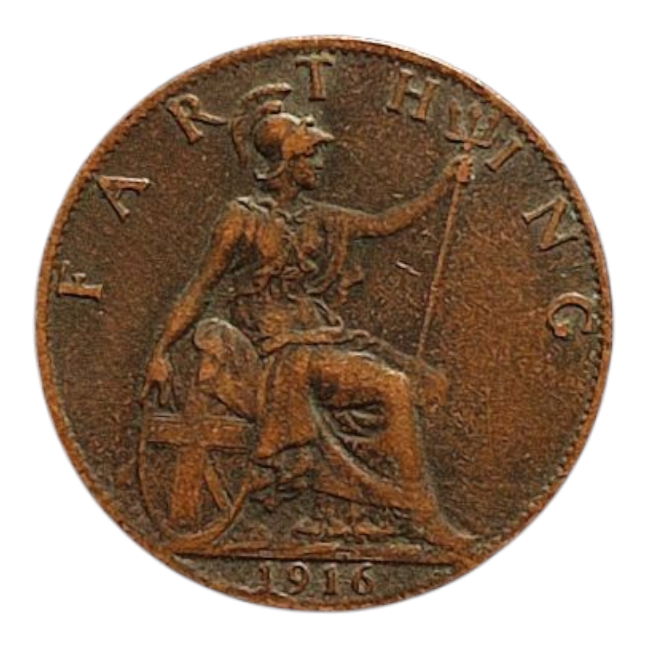 Велика Британія 1 фартінг, 1916, фото 1
