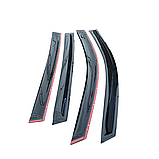 Дефлектори вікон (вітровики) Nissan Note (E12) 2014 —, комплект 4 шт., "VL-STAR", фото 4