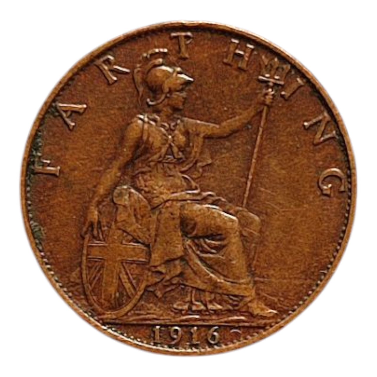 Велика Британія 1 фартінг, 1916, фото 1