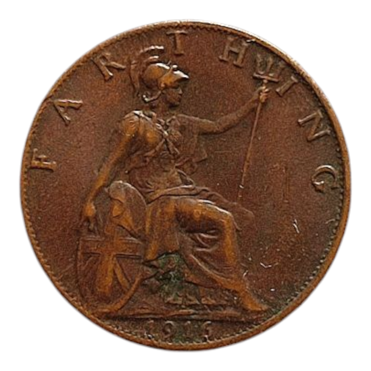 Велика Британія 1 фартінг, 1916, фото 1