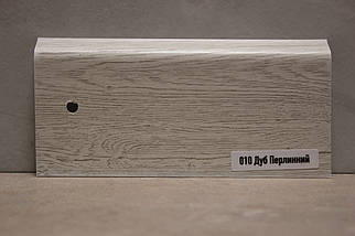 Плинтус ПВХ ТерПол 22х70х2200 мм, Дуб Перлинний 010