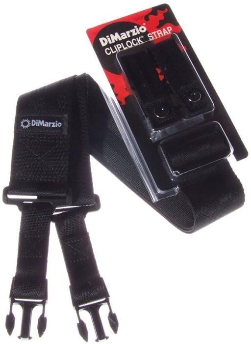 Еластичний нейлоновий ремінь для гітари DIMARZIO  DD2300BK