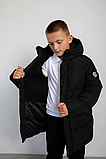 ️Зимова подовжена куртка на хлопчика Ніккі, фото 3