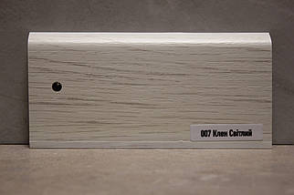 Плинтус ПВХ ТерПол 22х70х2200 мм, Клен Світлий 007