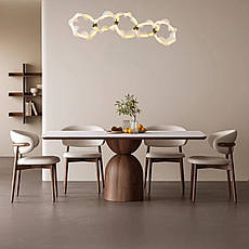 Люстра підвісна бронзова довга з гнучкого каната в стилі арт деко (81-3170-5 AB), фото 3