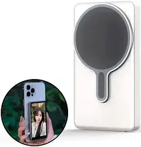 Магнітний екран для селфі для задньої камери зі звуком для iPhone 16, 15, 14 Pro Max, Android, Xiaomi 14 Ultra (Білий), фото 3