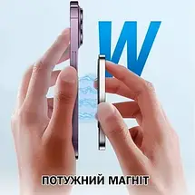 Магнітний екран для селфі для задньої камери зі звуком для iPhone 16, 15, 14 Pro Max, Android, Xiaomi 14 Ultra (Білий), фото 5