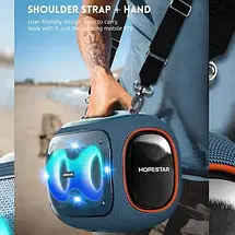 Колонка Hopestar PARTYBOX Bluetooth 5.0 – портативна акустика із сабвуфером 20 Вт, потужний звук, бездротова колонка для вечірок, фото 2