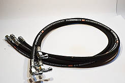 Рукава високого тиску РВТ (L=1,5 м, S=24) з фітингом під 90°