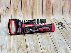 Набір головок торцевих з тріскачкою STRONA.UA  (12 шт.) 1/4"