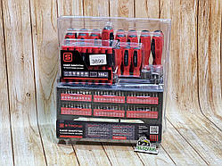 Набір викруток та біт, шестигранники, головки 100 шт з підставкою-органайзером Strona (Магніт)