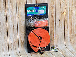 Трос стяжний 3-тонний 8м * 40мм (Balansa) BN-816 металева ручка, Помаранчевий.