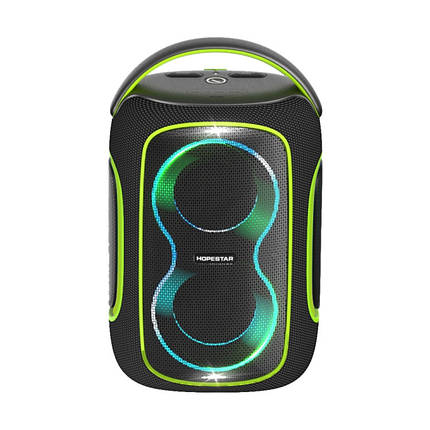 Портативна колонка Hopestar 50W Party Bluetooth 5.3, IPX5, світломузика, акумулятор 6000 мАг, потужний звук для вечірок, фото 1