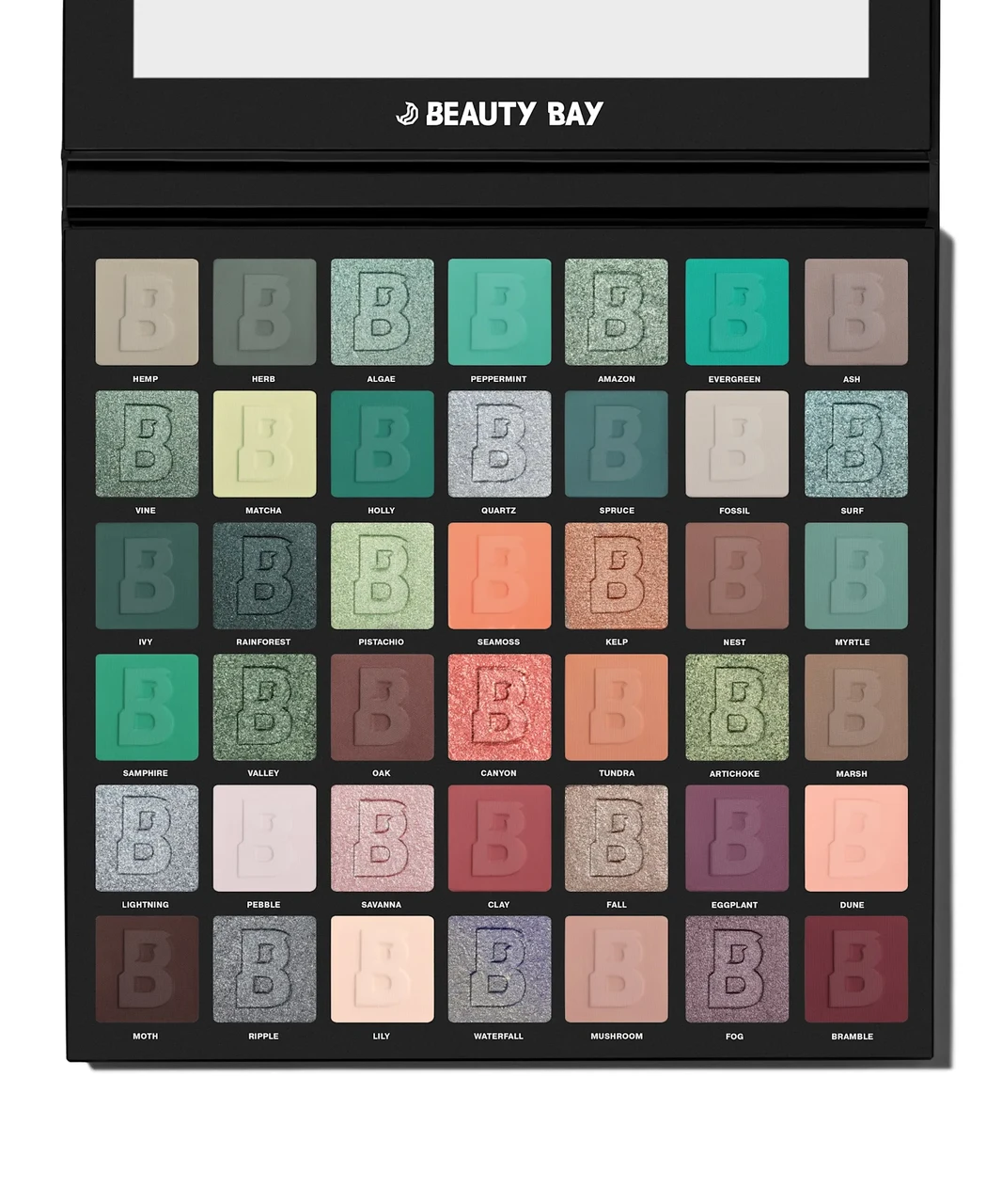 Палітра тіней для повік By BEAUTY BAY Botanical 42 Colour Palette, 42 відтінки, фото 1