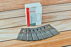 Ніж роторної косарки (зігнутий) GRANIT 105x46(47)x3Ø21