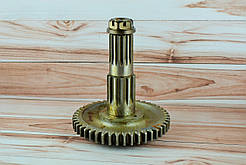 Вал вторинний з гайкою для коробки передач МТЗ 50-1701256 (Орігінал)