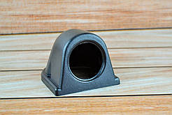 Корпус на стійку, одиночн. 52мм. для приборів, тахом (L) чорний MGA 1/CK