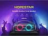 Портативна колонка Hopestar A50 Party 80W Bluetooth з мікрофоном, RGB підсвічуванням, IPX6 та ручкою для переносу, фото 7