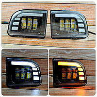 Протитуманні фари LED Chevrolet Lacetti 2003-2012: 45вт Біло-жовтий режим є дхо та поворот