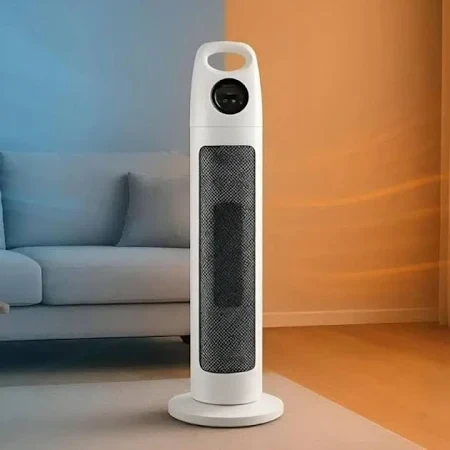 Тепловентилятор електричний Germatic Air Max 2в1 2000 Вт з вентилятором, дисплеєм, поворотом корпусу та захистом від перекидання.