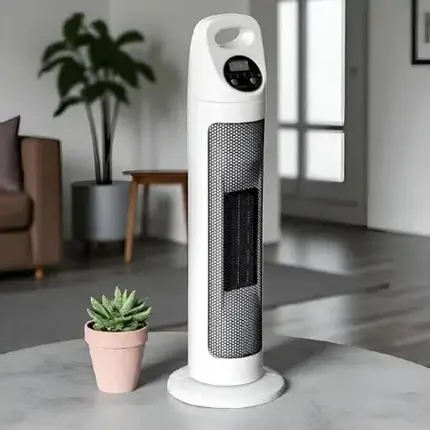 Тепловентилятор електричний Germatic Air Max 2в1 2000 Вт з вентилятором, дисплеєм, поворотом корпусу та захистом від перекидання., фото 2