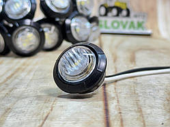 Габарит універсальний LED, підсвічування кабіни, Білий ліхтар Круглий (0.75 дюйм) 2,5см