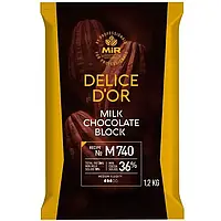 Молочний шоколад Delice D'or М740 (1,2 кг) плитка