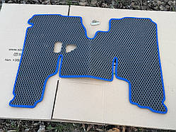 EVA Килимок до трактора МТЗ-80. Малої Кабіни (Синій, Без вуха)