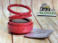 Ароматизатор в авто, арома кільця, що крутяться, левітують на сонячній батареї, Solar Aroma Червоний