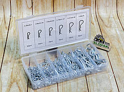 Набір шплінтів "волосинка" (Hairpin Cotter Pin) — 180 шт. / 6 розмірів