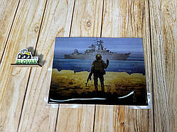 Антиковзний килимок торпеди під телефон Російський Військовий Корабель... 200 х 150 мм