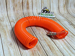 Шланг спіральний поліуретановий 5.5*8 мм 5м (PT-1706 APRA) Помаранчевий
