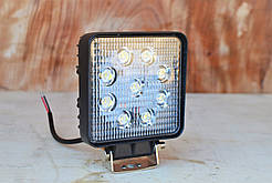 Світлодіодна LED фара робоча 36Вт,(4Вт*9ламп) Широкий промінь