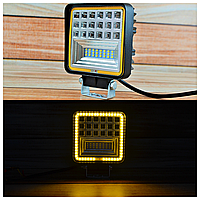 Світлодіодна LED фара робоча 126W Ангельське око