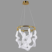 Люстра підвісна бронзова з гнучкого каната в стилі арт деко (81-3175 AB)