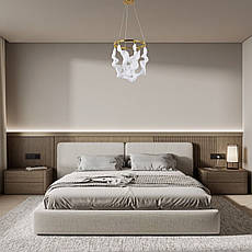 Люстра підвісна бронзова з гнучкого каната в стилі арт деко (81-3175 AB), фото 3