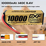 Aкумулятор DXF 11.4V Li-Po 3S1P 10000mAh 150C, з роз'ємом XT60. Для квадрокоптерів, літаків та інших RC-моделей, фото 3
