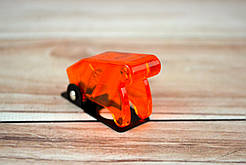 Кришка тумблера прозора пластикова помаранчева