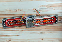 Ліхтар LED задній 24V до Автомобільної техніки, вантажівок, 46х13см (Біжить поворотник) Reap lamp Wagen