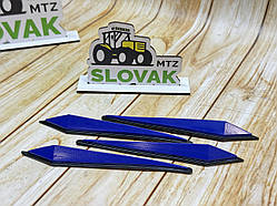 Захист дверей, бампера, дзеркал Синя Anti-Scratch (комплект 4шт) (14.5см)