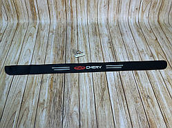 Наклейка на задній бампер карбонова Chery на всі моделі, також інші марки автомобілів