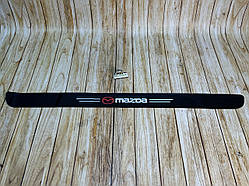 Наклейка на задній бампер карбонова Mazda на всі моделі, також інші марки автомобілів