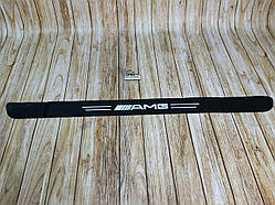 Наклейка на задній бампер карбонова AMG на всі моделі, також інші марки автомобілів