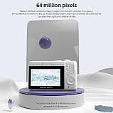 Andoer 4K Цифрова камера для дітей підлітків Wi-Fi Цифрова відеокамера 64MP 3-дюймовий фліп-екран 16-кратний цифровий зум, фото 2