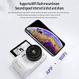 Andoer 4K Цифрова камера для дітей підлітків Wi-Fi Цифрова відеокамера 64MP 3-дюймовий фліп-екран 16-кратний цифровий зум, фото 5