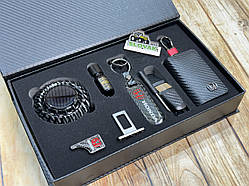 Подарунковий бокс для авто Honda (Ароматизатор, заглушки, брелок, тримач окулярів, ключниця)