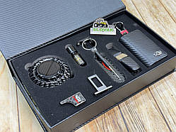 Подарунковий бокс для авто CHERY (Ароматизатор, заглушки, брелок, тримач окулярів, ключниця)